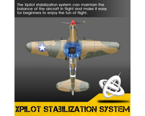 Радиоуправляемый самолет Volantex RC P40 Warhawk 400мм 2.4G 4ch LiPo RTF with Gyro