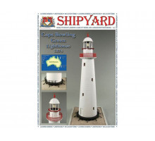 Сборная картонная модель Shipyard маяк Cape Bowling Green Lighthouse (№61), 1/72