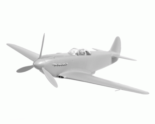 Сборная модель ZVEZDA Советский истребитель Як-3, подарочный набор, 1/48