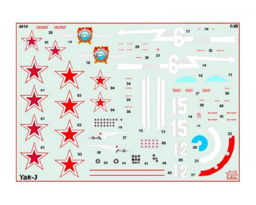 Сборная модель ZVEZDA Советский истребитель Як-3, подарочный набор, 1/48