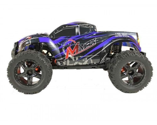 Радиоуправляемый монстр Remo Hobby MMAX Brushless UPGRADE (синий) 4WD 2.4G 1/10 RTR