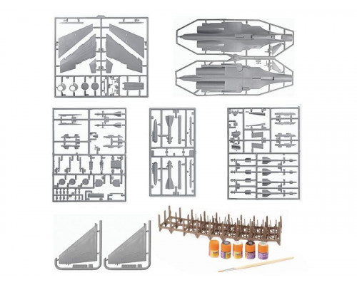 Сборная модель ZVEZDA Истребитель Су-35, подарочный набор, 1/72