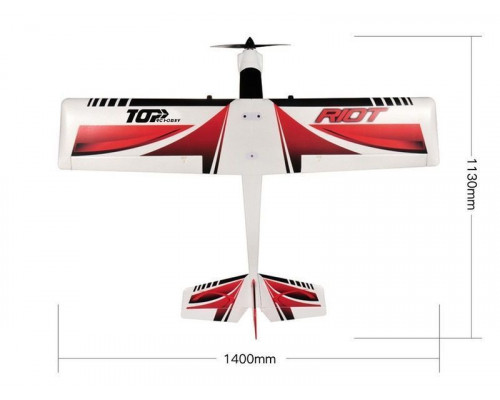 Радиоуправляемый самолет Top RC Riot 1400мм 2.4G 4-ch LiPo RTF