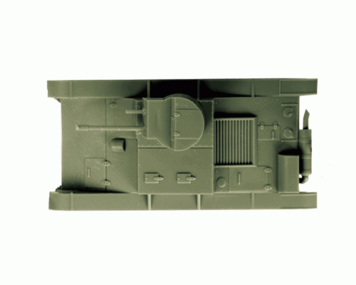 Сборная модель ZVEZDA Советский огнеметный танк Т-26, 1/100