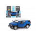 Машина АВТОПАНОРАМА Toyota FJ Cruiser, синий, 1/32, свет, звук, инерция, в/к 17,5*13,5*9 см