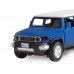 Машина АВТОПАНОРАМА Toyota FJ Cruiser, синий, 1/32, свет, звук, инерция, в/к 17,5*13,5*9 см