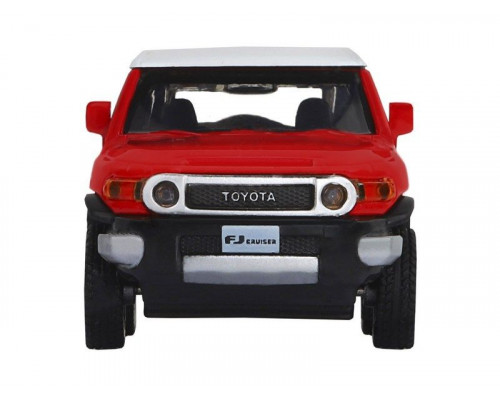 Машина АВТОПАНОРАМА Toyota FJ Cruiser, красный, 1/43, инерция, в/к 17,5*12,5*6,5 см