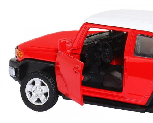 Машина АВТОПАНОРАМА Toyota FJ Cruiser, красный, 1/43, инерция, в/к 17,5*12,5*6,5 см