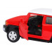 Машина АВТОПАНОРАМА Toyota FJ Cruiser, красный, 1/43, инерция, в/к 17,5*12,5*6,5 см