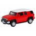 Машина АВТОПАНОРАМА Toyota FJ Cruiser, красный, 1/43, инерция, в/к 17,5*12,5*6,5 см