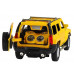 Машина АВТОПАНОРАМА Hummer H3, желтый, 1/32, свет, звук, инерция, в/к 17,5*13,5*9 см