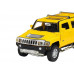 Машина АВТОПАНОРАМА Hummer H3, желтый, 1/32, свет, звук, инерция, в/к 17,5*13,5*9 см