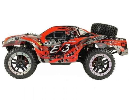 Радиоуправляемый шорт-корс Remo Hobby EX3 Brushless UPGRADE (красный) 4WD 2.4G 1/10 RTR