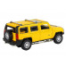 Машина АВТОПАНОРАМА Hummer H3, желтый, 1/32, свет, звук, инерция, в/к 17,5*13,5*9 см