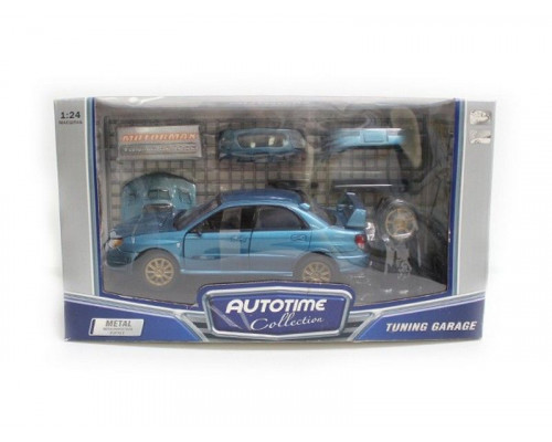 Машина Autotime Subaru Impreza WRX STI тюнинг гараж 1:24