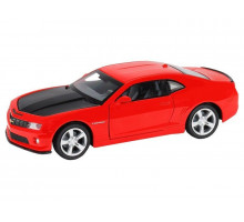 Машина "АВТОПАНОРАМА" Chevrolet Camaro SS, красный, 1/32, свет, звук, инерция, в/к 17,5*13,5*9 см