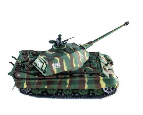 Радиоуправляемый танк Heng Long King Tiger (башня Porsche) Professional V6.0  2.4G 1/16 RTR