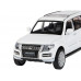 Машина АВТОПАНОРАМА Mitsubishi Pajero 4WD Tubro, белый, 1/33, свет, звук, в/к 17,5*13,5*9 см