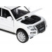 Машина АВТОПАНОРАМА Mitsubishi Pajero 4WD Tubro, белый, 1/33, свет, звук, в/к 17,5*13,5*9 см