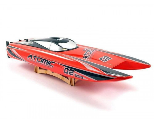 Радиоуправляемый катамаран Volantex RC ATOMIC 700 красный Brushless 2.4G LiPo RTR