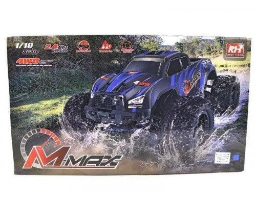 Радиоуправляемый монстр Remo Hobby MMAX UPGRADE (синий) 4WD 2.4G 1/10 RTR