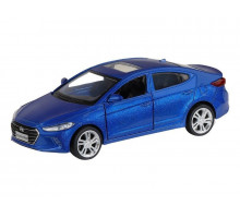 Машина "АВТОПАНОРАМА" HYUNDAI ELANTRA, синий, 1/40, инерция, в/к 17,5*12,5*6,5 см