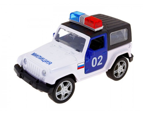 Машина Autotime USA ALLROAD 4WD милиция, звук, свет 1:36