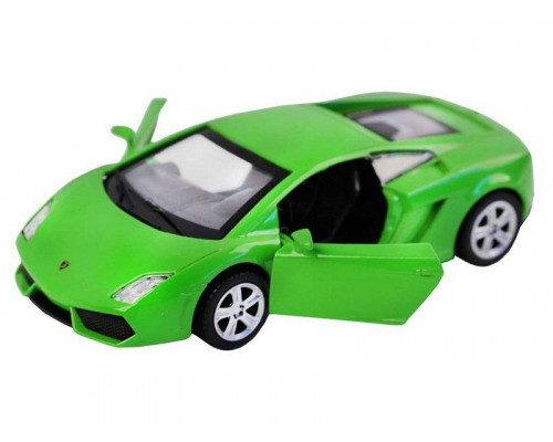 Машина АВТОПАНОРАМА Lamborghini Gallardo LP560-4, 1/43, зеленый, инерция, в/к 17,5*12,5*6,5 см