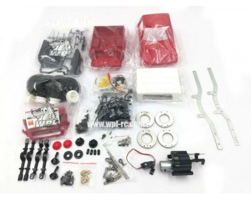 Радиоуправляемая машина WPL пикап Hilux (синяя) 4WD 2.4G 1/16 KIT