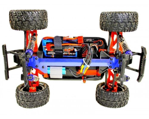 Радиоуправляемый монстр Remo Hobby SMAX Brushless UPGRADE (красный) 4WD 2.4G 1/16 RTR