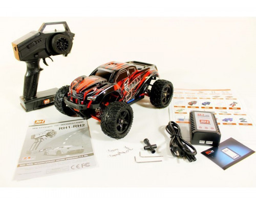 Радиоуправляемый монстр Remo Hobby SMAX Brushless UPGRADE (красный) 4WD 2.4G 1/16 RTR