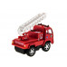 Машина Kinsmart Funny Fire Engine pull back action инерция (1/12шт.) 1:32 б/к