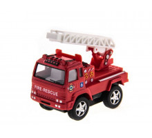 Машина Kinsmart "Funny Fire Engine pull back action" инерция (1/12шт.) 1:32 б/к