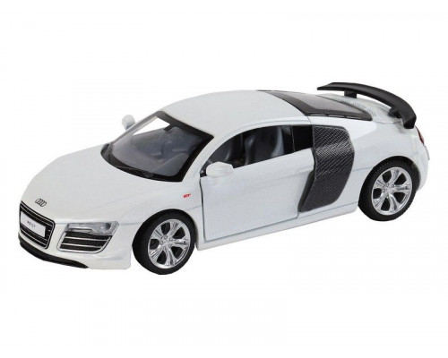 Машина АВТОПАНОРАМА Audi R8 GT, белый, 1/32, свет, звук, инерция, в/к 17,5*13,5*9 см