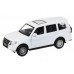 Машина АВТОПАНОРАМА Mitsubishi Pajero 4WD Tubro, белый, 1/43, инерция, в/к 17,5*12,5*6,5 см