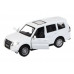 Машина АВТОПАНОРАМА Mitsubishi Pajero 4WD Tubro, белый, 1/43, инерция, в/к 17,5*12,5*6,5 см