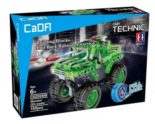 Конструктор CADA Technic монстр-внедорожник совместим с C52005W, инерционный (182 детали)