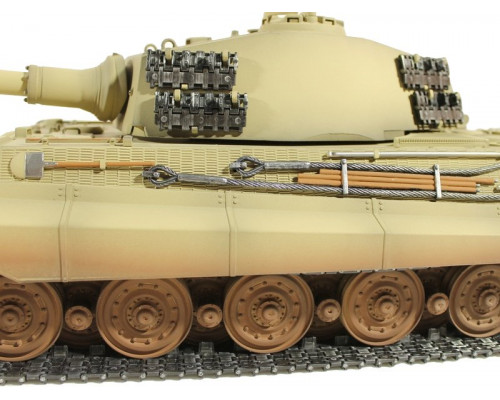 Радиоуправляемый танк Torro King Tiger, башня Henschel (Metal Edition) 1/16, ИК-пушка V3.0 2.4G RTR