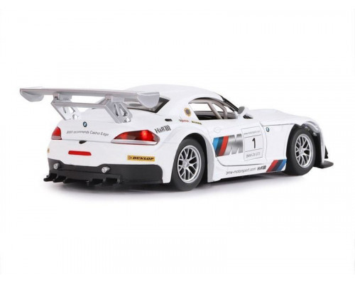 Машина АВТОПАНОРАМА BMW Z4 GT3, белый, 1/24, свет, звук, в/к 24,5*12,5*10,5 см