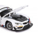 Машина АВТОПАНОРАМА BMW Z4 GT3, белый, 1/24, свет, звук, в/к 24,5*12,5*10,5 см