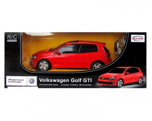 Р/У машина Rastar Volkswagen Golf GTI 1:24, цвет красный 27MHZ