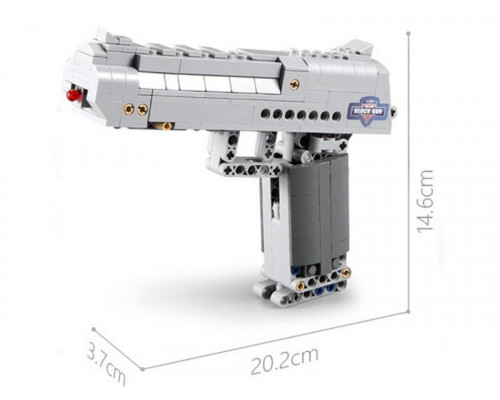 Конструктор CADA deTech пистолет Desert Falcon (307 деталей)