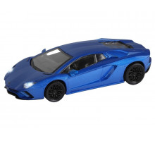 Машина "АВТОПАНОРАМА" Lamborghini Aventador S Coupe, синий, 1/32, свет, звук, в/к 17,5*12,5*6,5 см