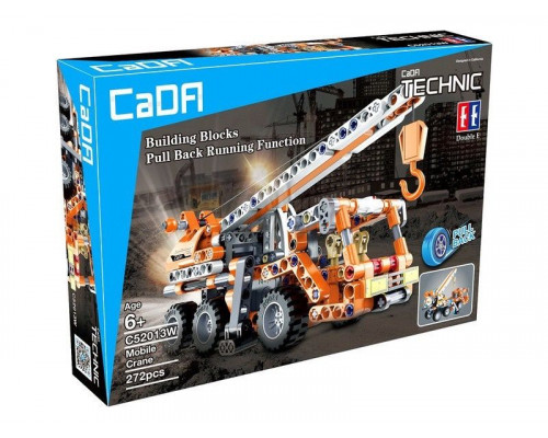 Конструктор CaDA Technic автокран совместим с C52014W, инерционный (272 детали)