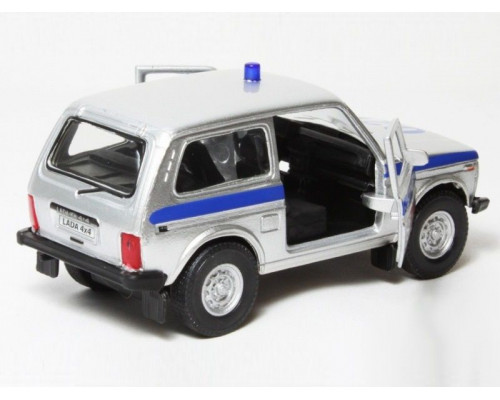 Машина Autotime LADA 4x4 полиция 1:36