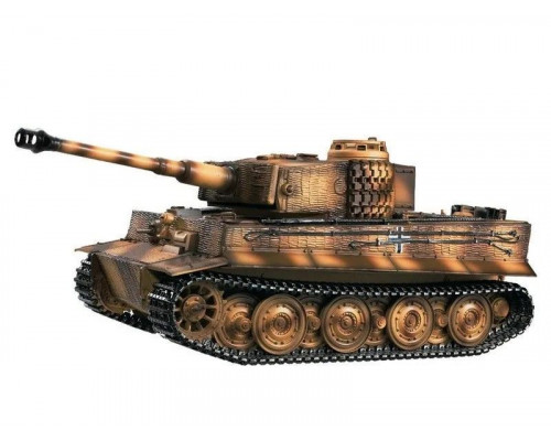 P/У танк Taigen 1/16 Tiger 1 (Германия, поздняя версия) дым (для ИК боя) V3 2.4G RTR