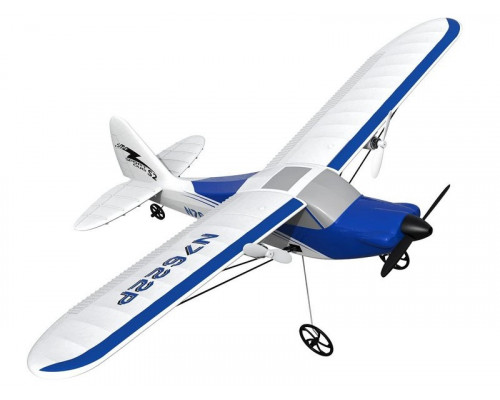 Радиоуправляемый самолет Volantex RC Sport Cub 400мм (синий) 2.4G 2ch LiPo RTF with Gyro