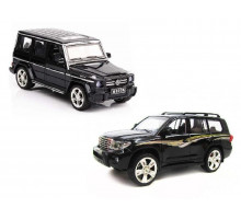 Машина XLG  TOYOTA PRADO/MERCEDES G55 M923J/M923K 1/24, свет, звук, инерция (1/4шт.) б/к