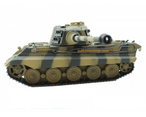 Р/У танк Torro King Tiger (башня Henschel) 1/16 2.4G, ВВ-пушка, деревянная коробка