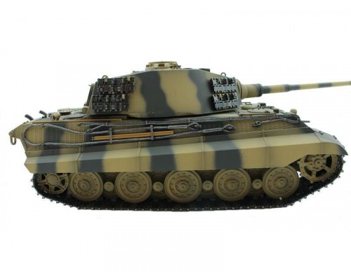 Р/У танк Torro King Tiger (башня Henschel) 1/16 2.4G, ВВ-пушка, деревянная коробка